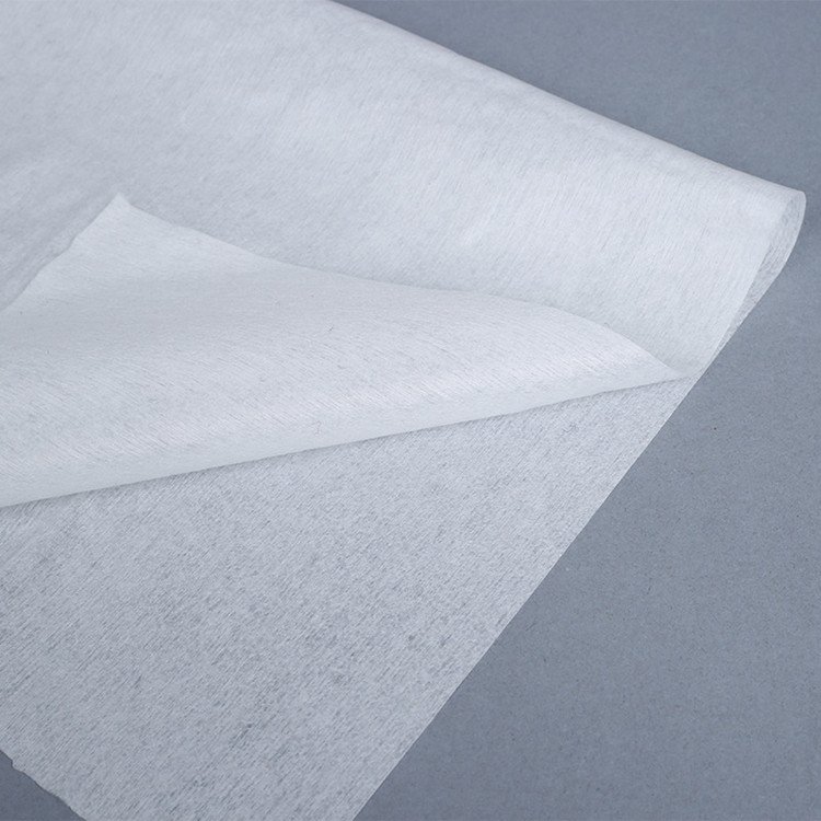 Custom Eco-Friendly Breathable Wet Wipes Biodegradable Water Spunlace Non-Woven Fabric Roll for Disposable Wipes Raw Materials