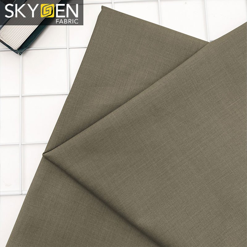 Elastane material stretch polyester bamboo woven shirt clothes textile roll wholesale spandex fiber bamboo fabric