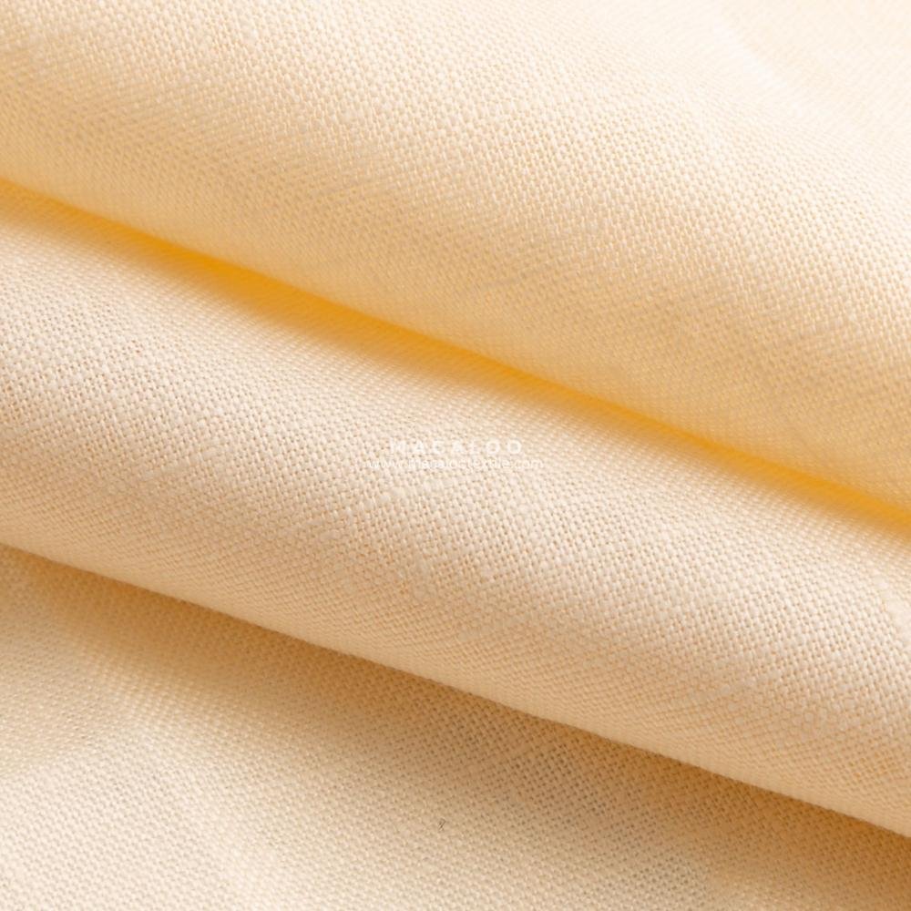 Solid color 100% linen fabric for clothing