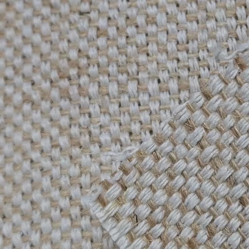 Free Sample 100% Polyester linen look upholstery fabric waterproof linen upholstery fabric for sofa