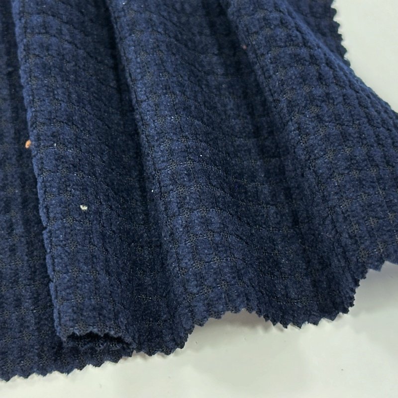 290gsm corduroy 100%polyester fabric small corn kernels home textile outdoor warmth coats winter sleepwear for jackets