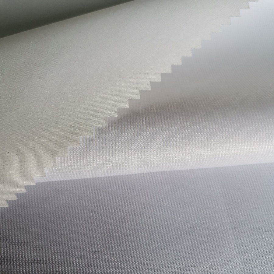 50d*50d polyester stretch membrane tricot three layers laminated outdoor fabric