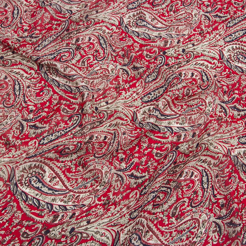 new design printed chiffon fabric 100% polyester for women dress spring summer clothes
