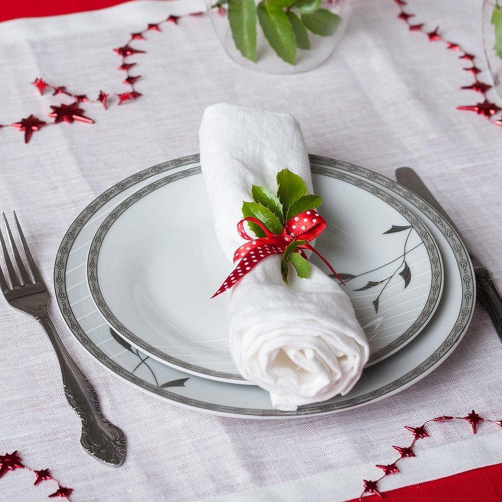 Wholesale Pure Linen/Cotton Linen Blend cloth Napkins pure flax placemat Table Linen for Wedding Hotel Using Custom size