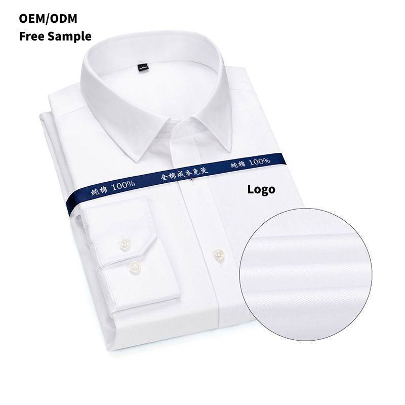 2024 Hot selling OEM ODM Formal Plus size Men shirts High Quality Factory Manufacture 100% cotton Men Dress Shirts for Adult