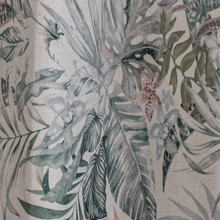 Competitive Price Chinese Style Digital Printed Dark Gray Blackout Curtain For Living Room Ready Made Smart Curtain