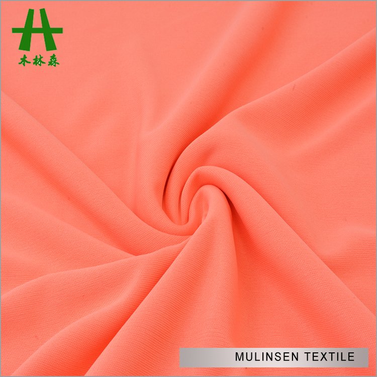 Mulinsen Textile 75D DTY Jersey 100% Polyester Interlock Fabric