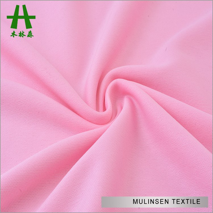 Mulinsen Textile 75D DTY Jersey 100% Polyester Interlock Fabric