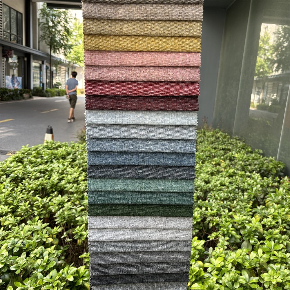 China Linen sofa upholstery fabric manufacturer 1095