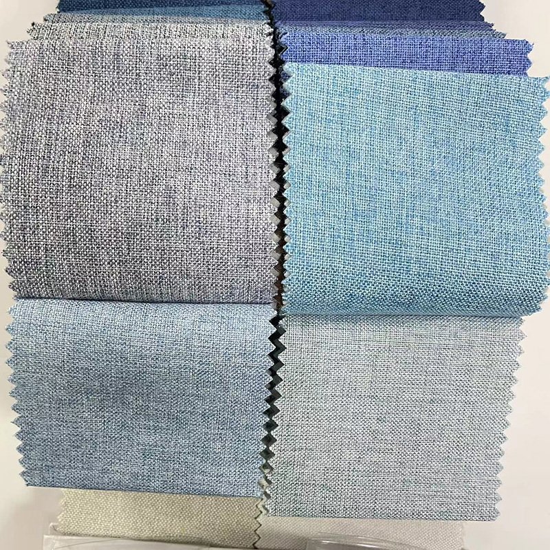 Chinese upholstery fabric cost-effective 100%polyester linen sofa fabric