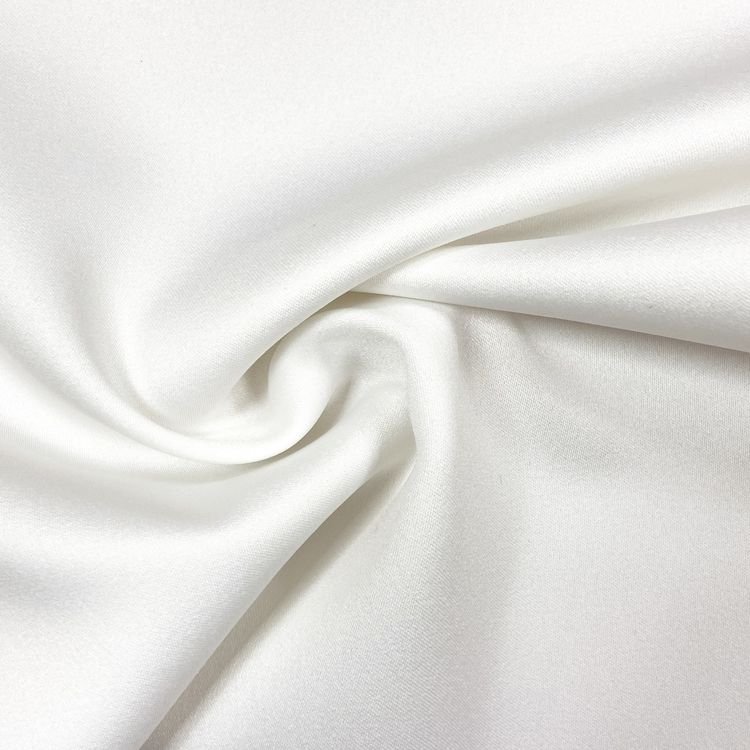 LCJI009 Taiwan 98% Polyester 2% Spandex Heavy Satin Twill Bridal Dress Fabric