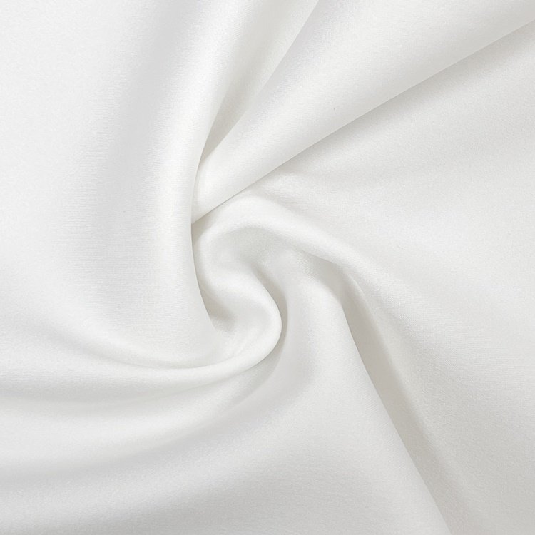 LCJI009 Taiwan 98% Polyester 2% Spandex Heavy Satin Twill Bridal Dress Fabric