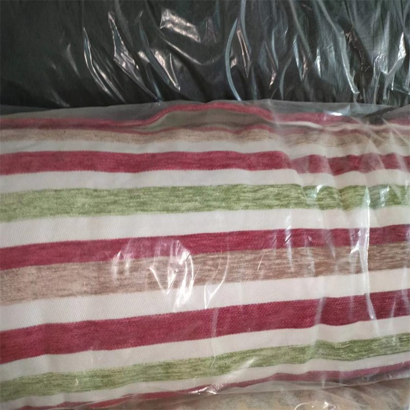 Factory directly provide colorful plain polyester linen fabric for sofa home textiles