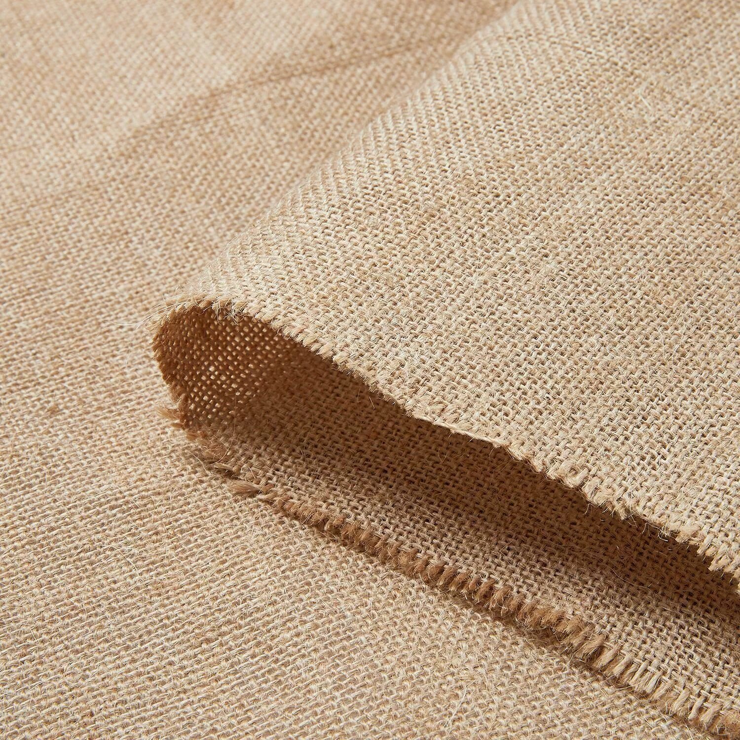 Woven Burlap Fabric Natural Color 100% Jute Fabric for Bag