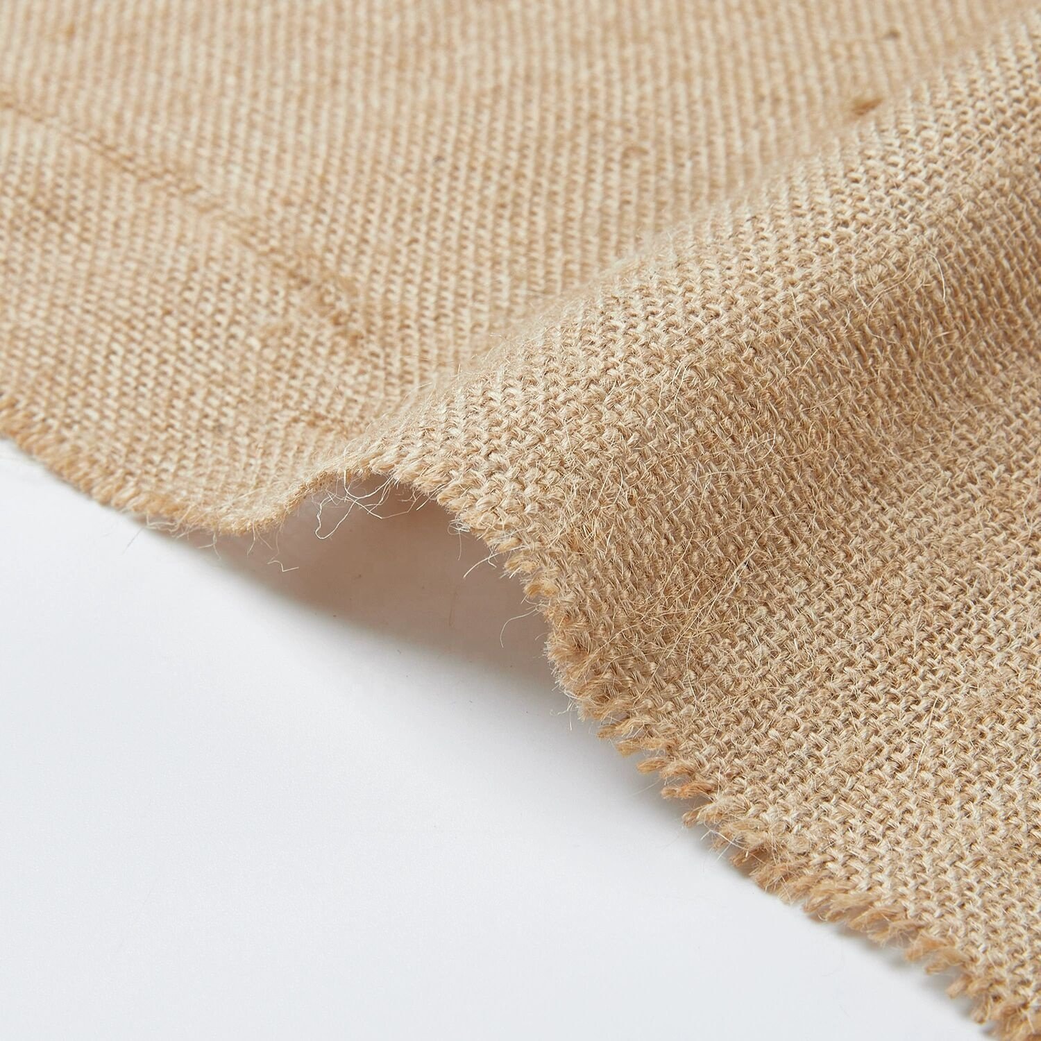 Woven Burlap Fabric Natural Color 100% Jute Fabric for Bag