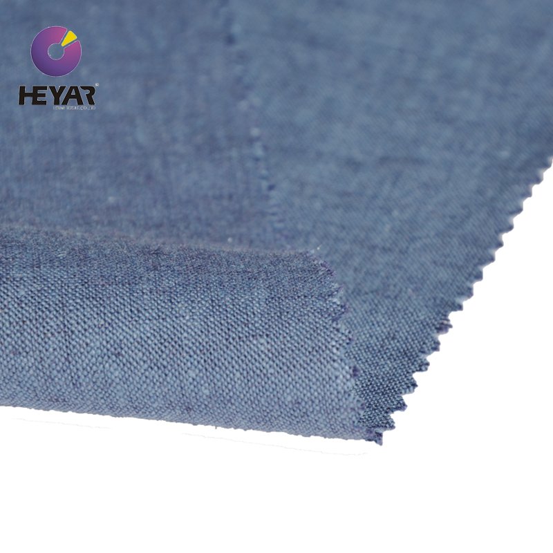 wholesale men's senator fabric 55 linen 45 cotton woven fabric for mens suit polished cotton fabric
