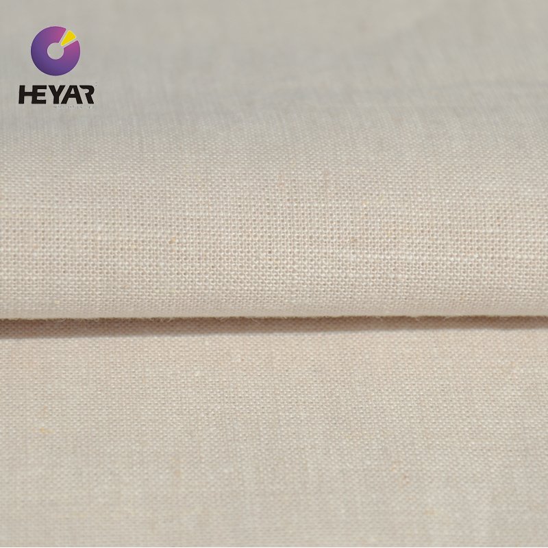wholesale men's senator fabric 55 linen 45 cotton woven fabric for mens suit polished cotton fabric