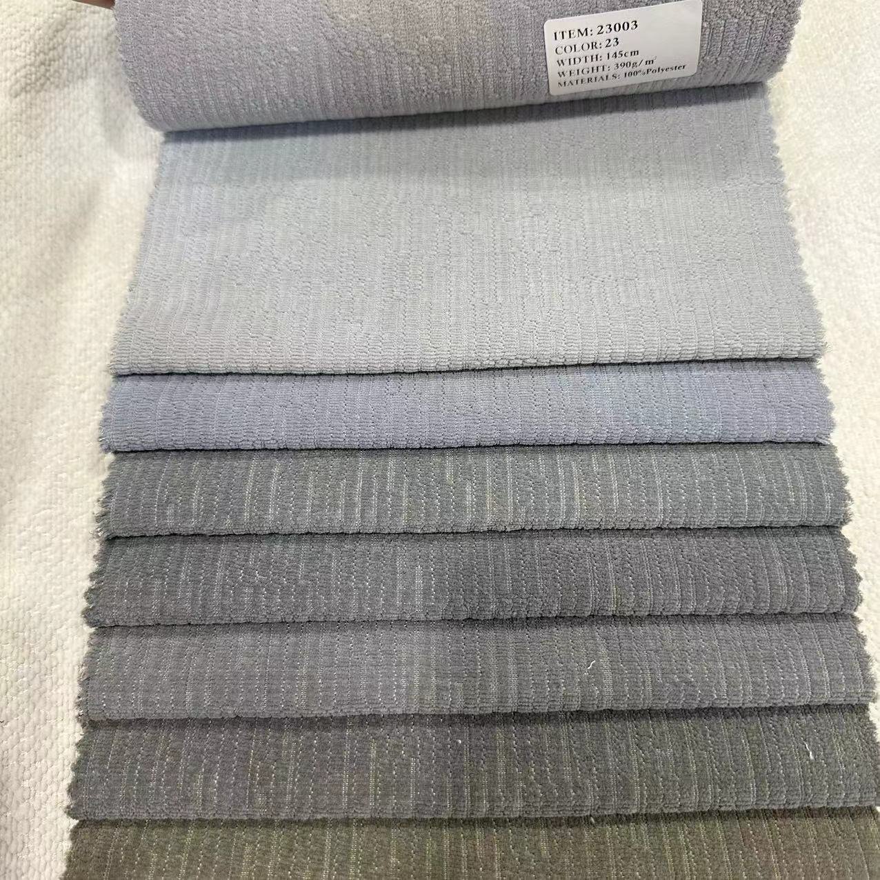 23003- polyester home textile sofa fabric for plain Comfortable Warm Upholstery Pillow linen curtain fabrics For Home