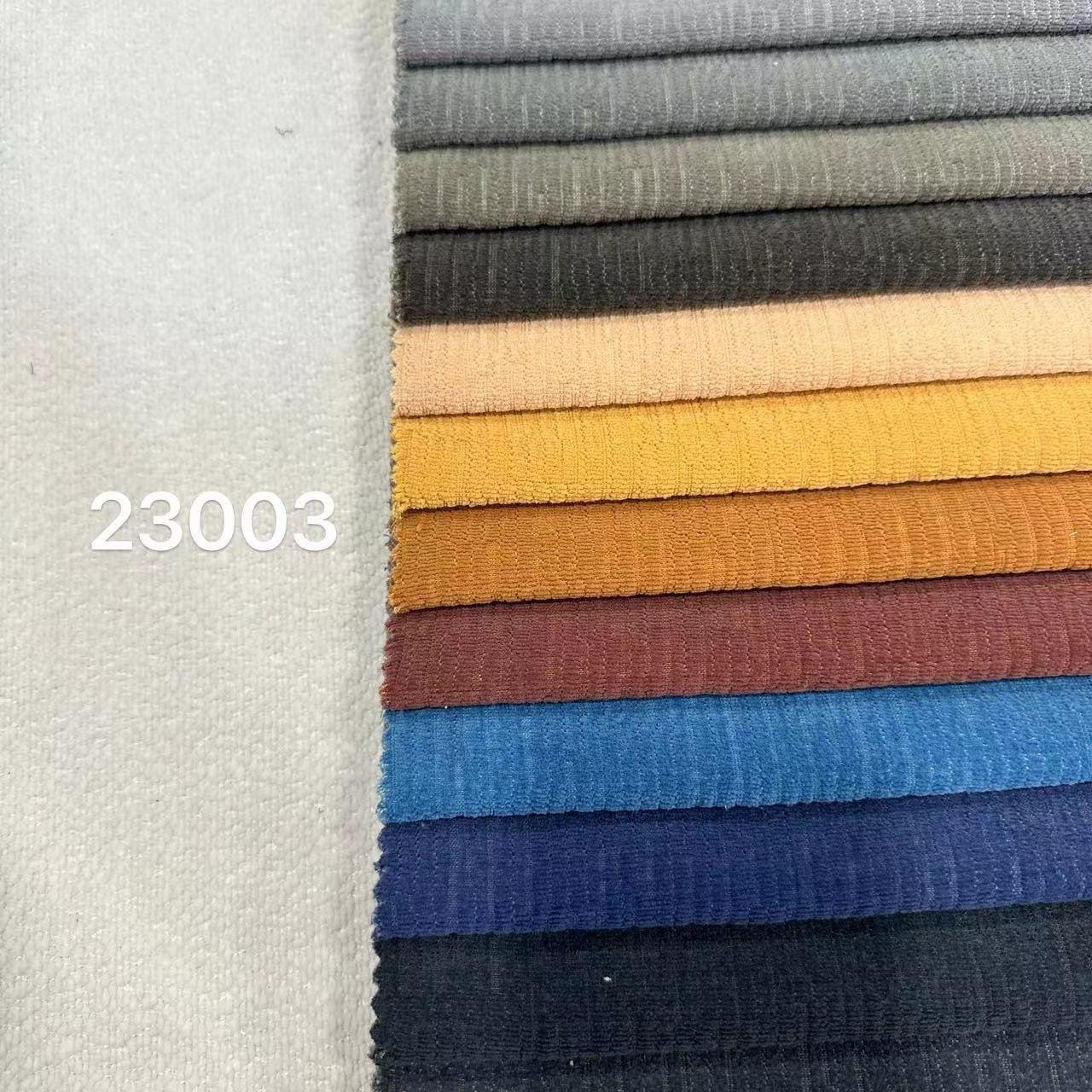 23003- polyester home textile sofa fabric for plain Comfortable Warm Upholstery Pillow linen curtain fabrics For Home
