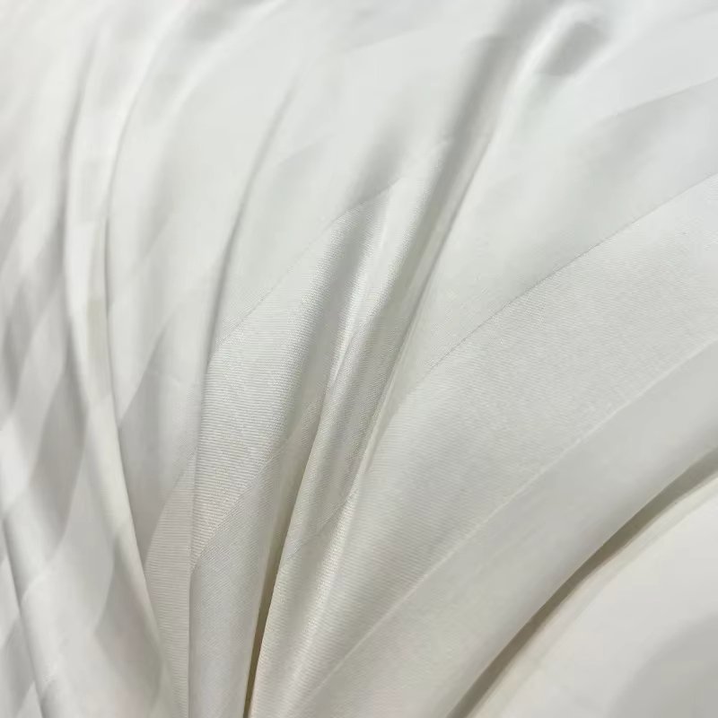 White Bedding Set for Hotels Polishing Forging Clause All Cotton Set Comfortable Breathable Bed Sheets Duvet Covers Pillowcases