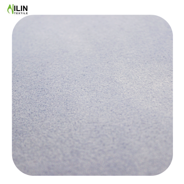 95 polyester 5 spandex super soft elastic minky plain fleece fabric