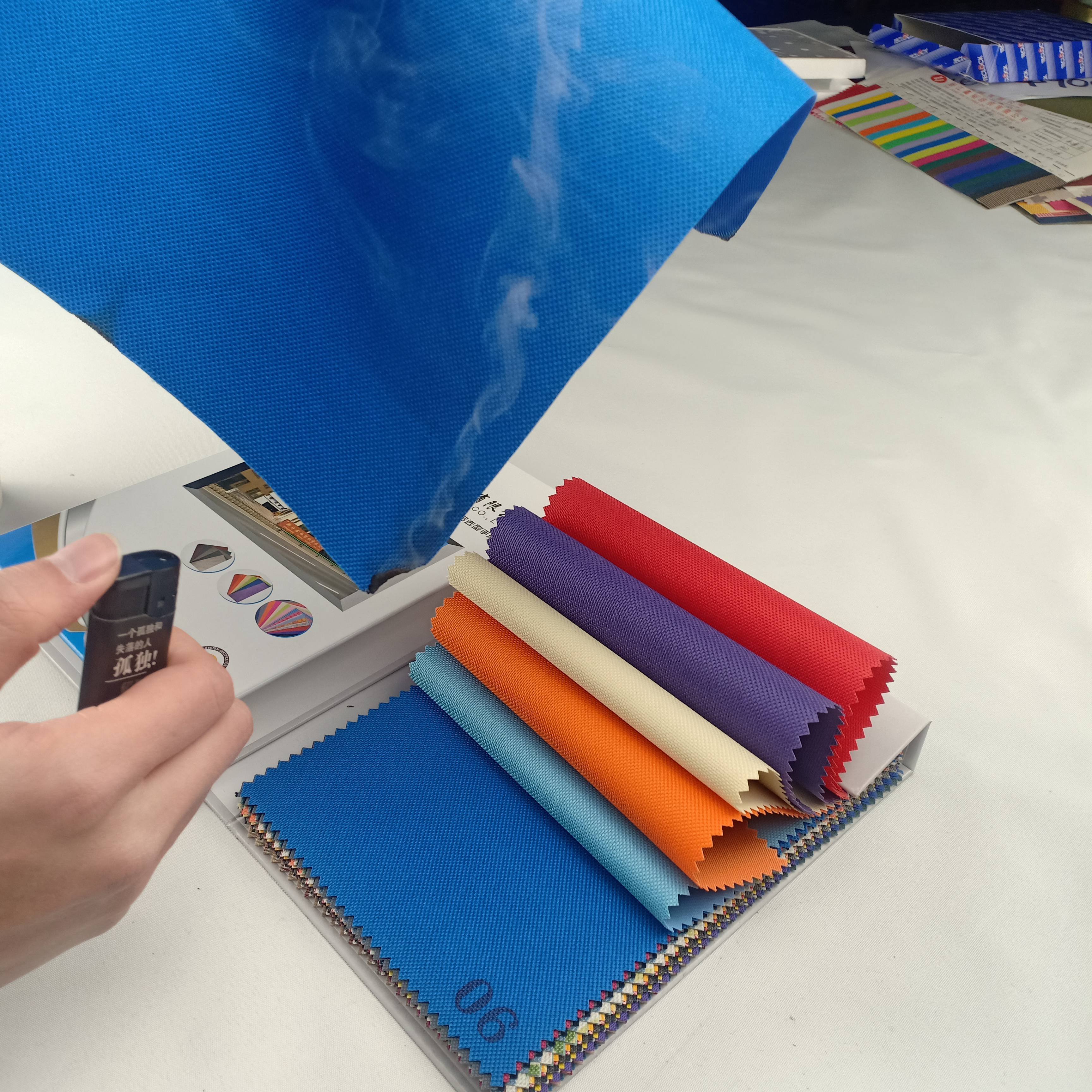 Factory directly sell well different types 100% polyester fabric oxford fabric luggage school backpack bags fabric