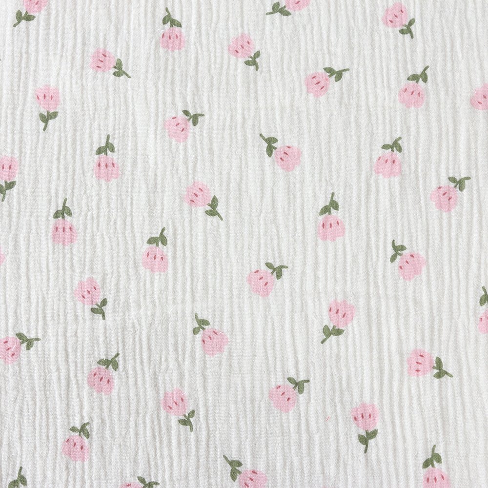HOT Digital Printing 100% Organic Cotton Double Gauze Muslin Fabric For Baby Clothing Towel