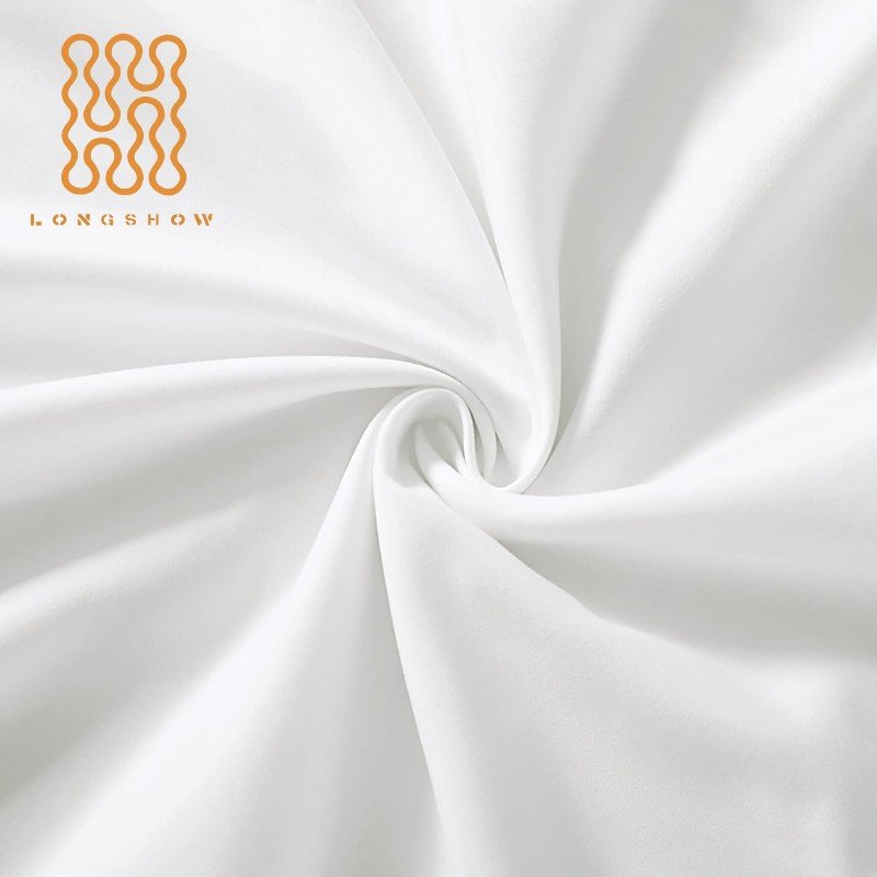 China factory hot sale T200 White polyester cotton blend fabric plain Fabric 60% Cotton 40 Polyester for bed sheet