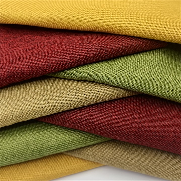 Custom Modern Style Linen Look Upholstery Fabric Soft Hand Feeling Sofa Fabric Upholstery Fabric for Hometextile