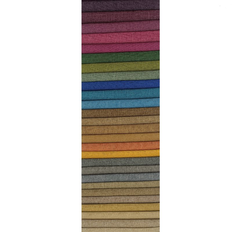 Custom Modern Style Linen Look Upholstery Fabric Soft Hand Feeling Sofa Fabric Upholstery Fabric for Hometextile