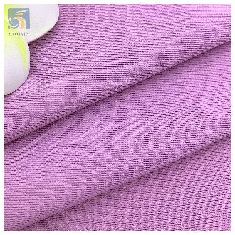 SPH Woven Polyester Double Twill Fabric Lining Chiffon Peacock Twill Fabric Wide Leg Pants Small Suit Fabric for Woman