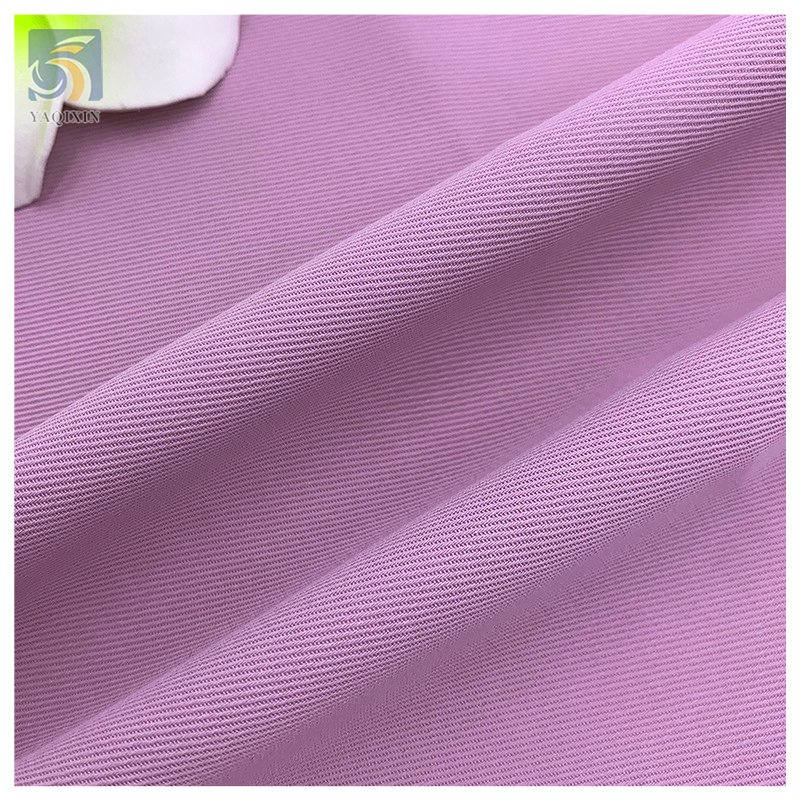SPH Woven Polyester Double Twill Fabric Lining Chiffon Peacock Twill Fabric Wide Leg Pants Small Suit Fabric for Woman