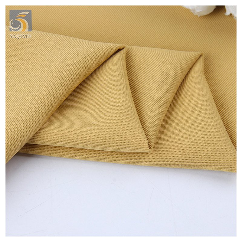 SPH Woven Polyester Double Twill Fabric Lining Chiffon Peacock Twill Fabric Wide Leg Pants Small Suit Fabric for Woman