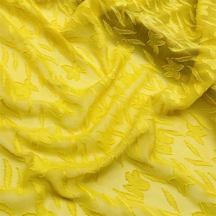 Hot sale wholesale fabric lurex chiffon with lurex stripe jacquard dot jacquard fabrics for garments
