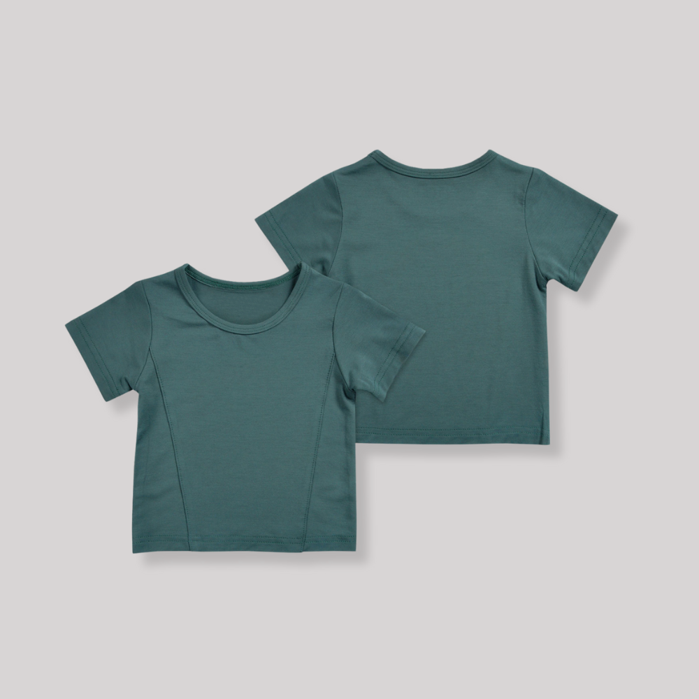 Eco-Friendly Breathable Soft Bamboo Baby T-Shirt Gentle Hypoallergenic Fabric Short Sleeve Unisex Baby T-shirts