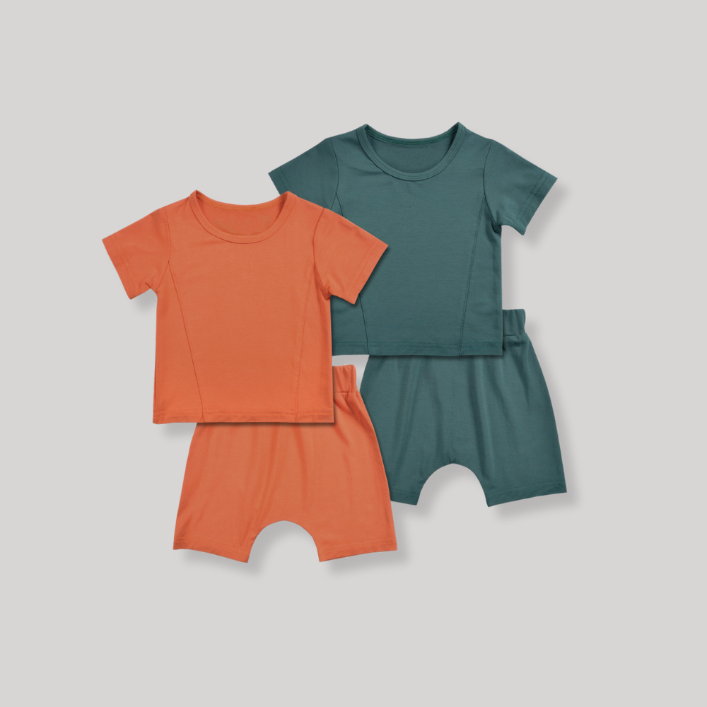 Eco-Friendly Breathable Soft Bamboo Baby T-Shirt Gentle Hypoallergenic Fabric Short Sleeve Unisex Baby T-shirts