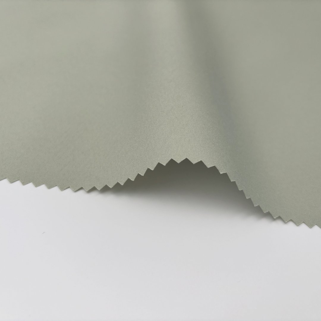 Custom Color 100D 100% Polyester Fabric Stretch Anti-static Fabric With PU Bonded For Garment