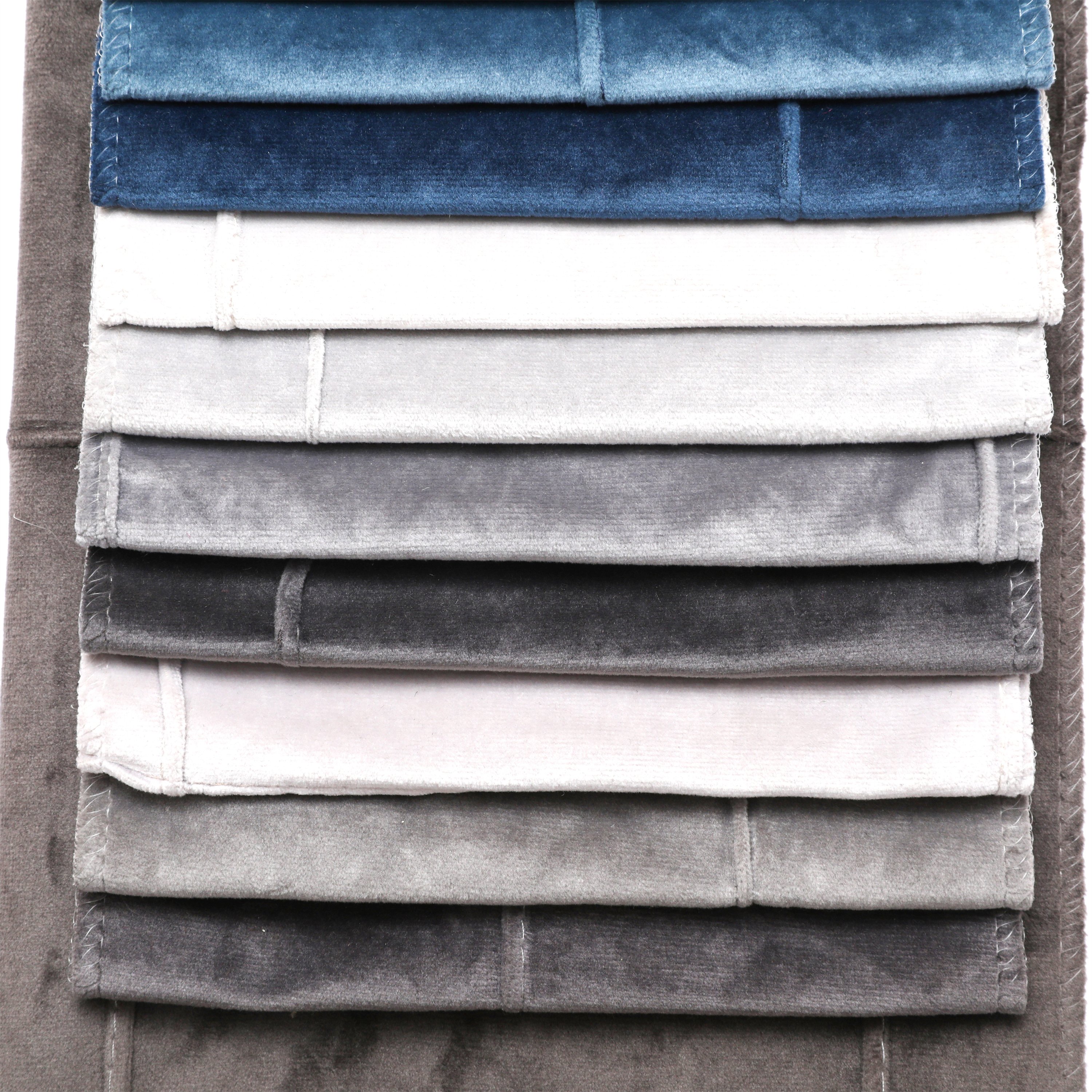 Upholstery soft velvet sofa fabric polyester holland velvet crushed fabric for furniture hometextile