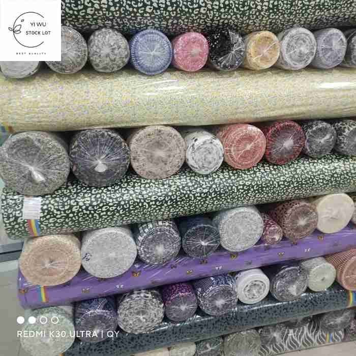 Hot selling 100% polyester fabric woven 4 way stretch print fabric stock fabric