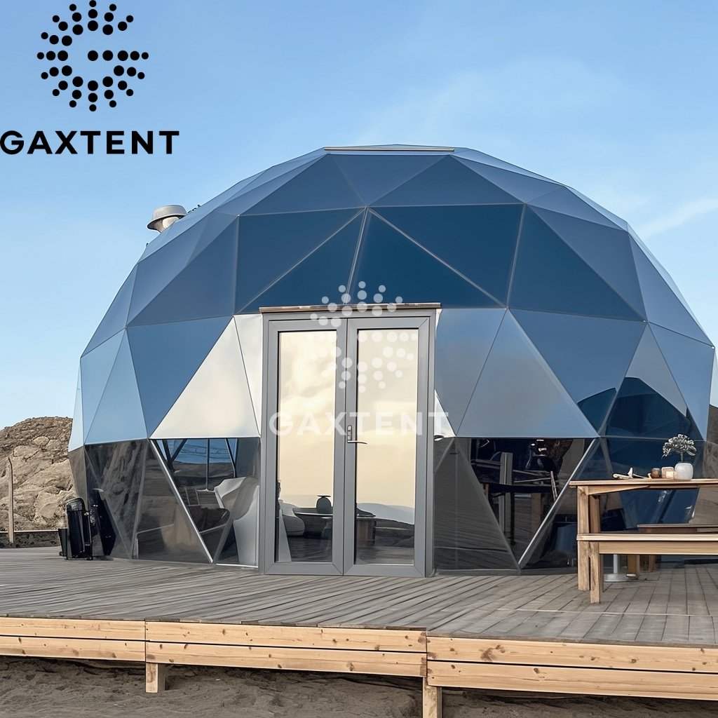 Clear Camping Dome Igloo Bubble Tent For Summer 25M Luxury Transparent Garden Ig Galvanized Steel With Wood Floor