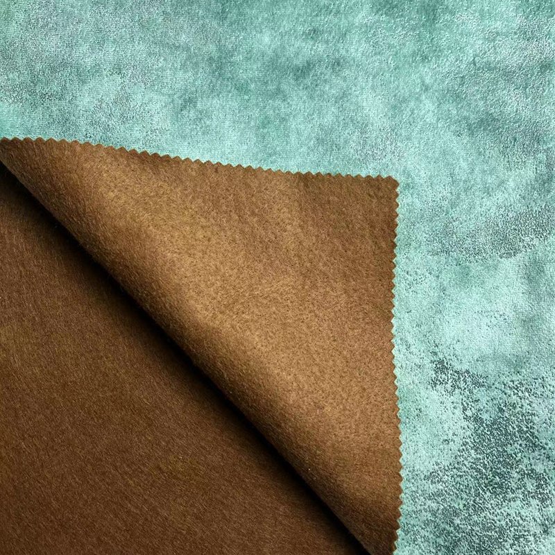 Hot selling 100% polyester upholstery home textiles Comfortable velvet sofa fabric