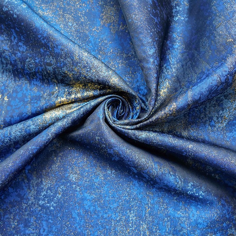 Wholesale luxury brand polyester ladies women suit woven designer evening party dress brocade fabric jacquard clothing fabric