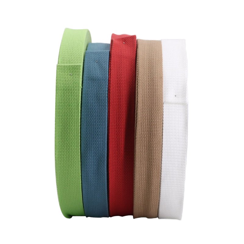 high density cotton ribbon 1.5inch 25MM 5CM cotton ribbon for clothing beltscotton tape ribbon