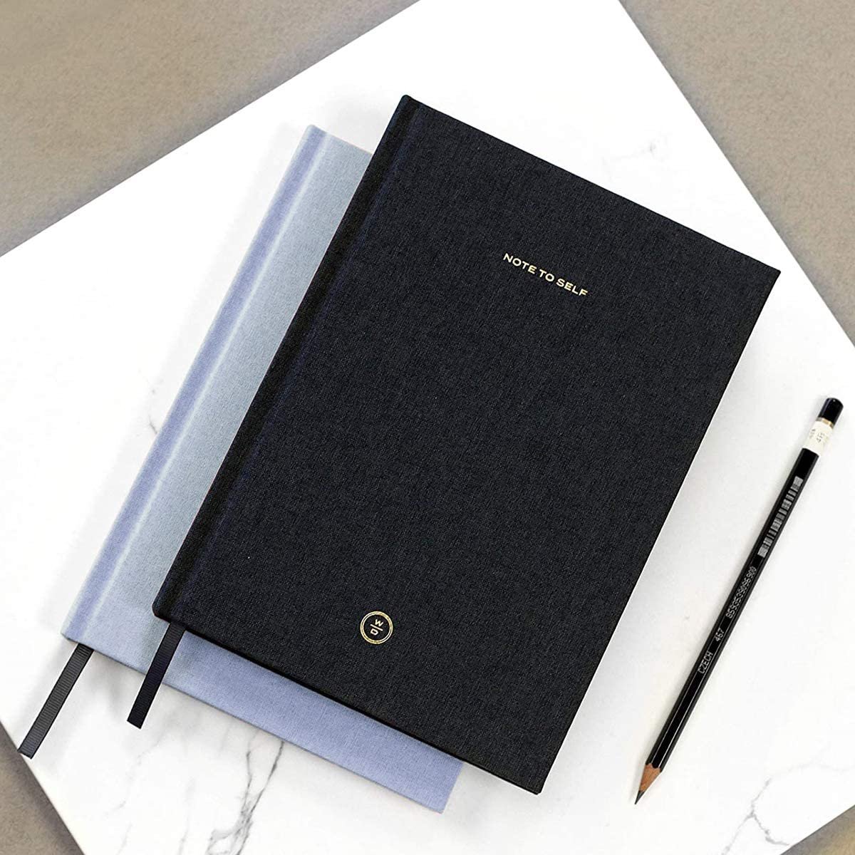 High Quality A5 Notebooks Custom Logo Silk Fabric Linen Hardcover Journal Gold Spine Side Cloth Planner and Nice Diary
