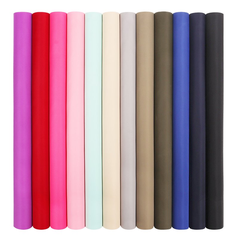 Wholesale Soild Colors Smooth Waterproof Composite Memory Fabric 100% Polyester Fabric For Backpack Luggage