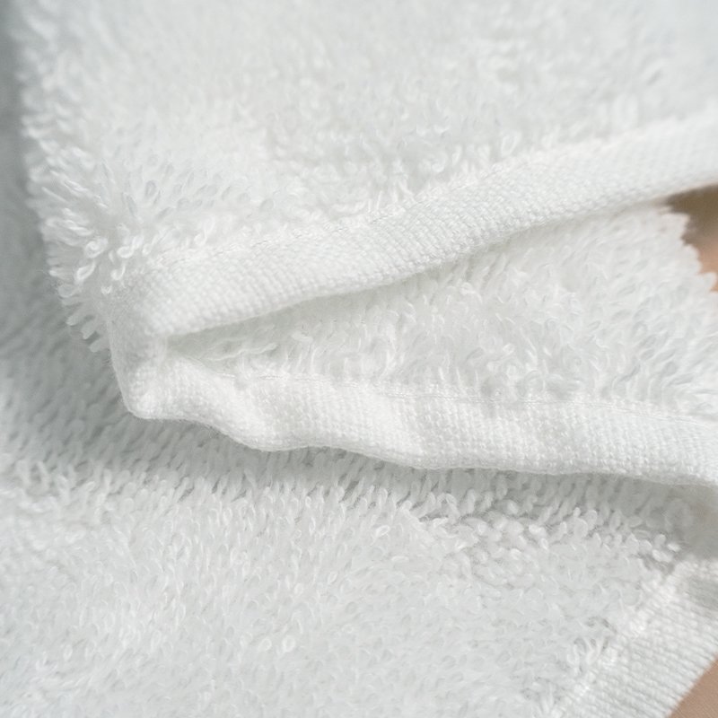 High quality white 100% cotton hotel bath towel set custom logo jacquard spa face towel hand towel