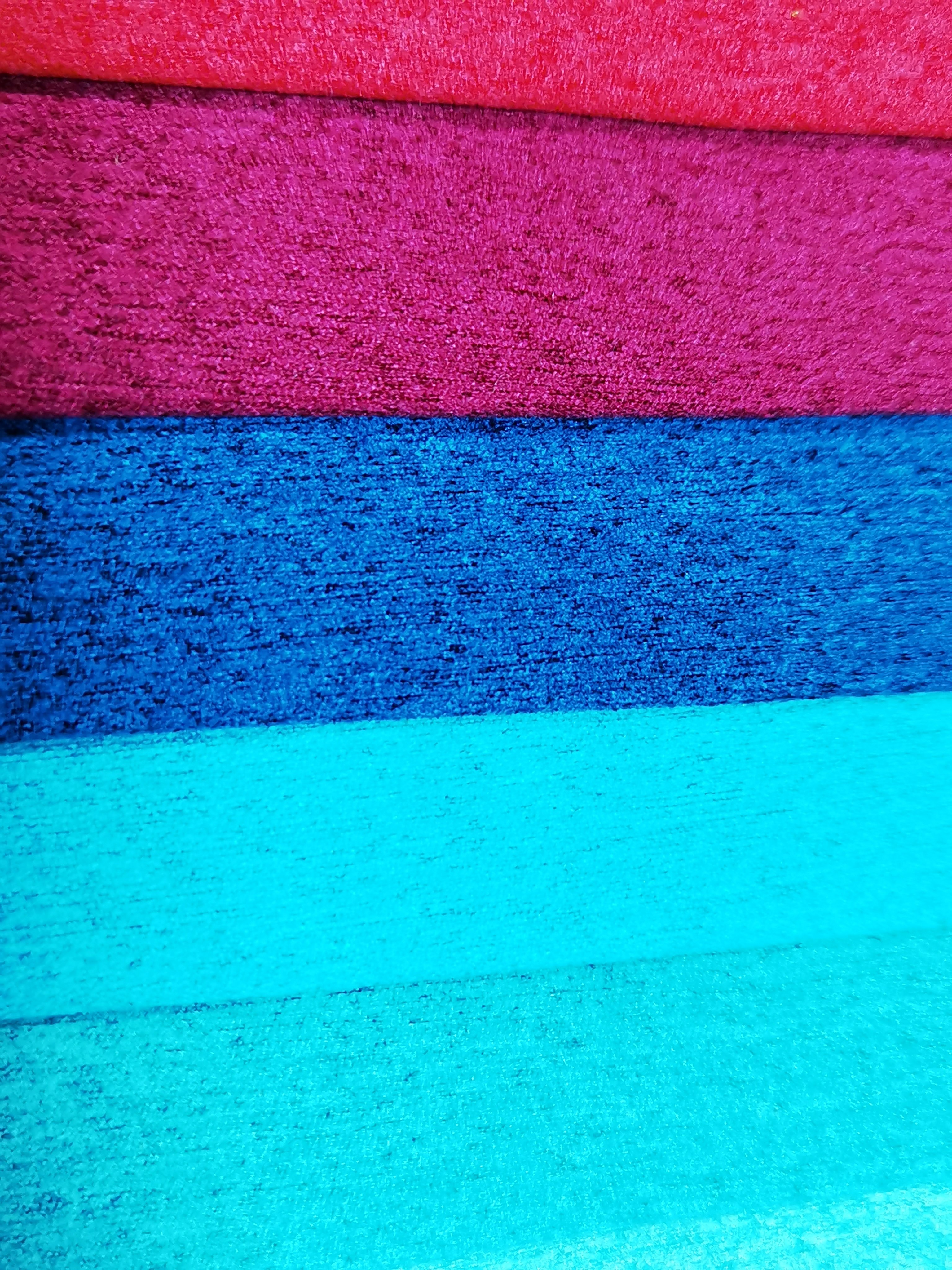 LXA04 Hot Selling 260gsm Two Tone Color dobby texture fabric 100% Polyester Stripe Linen Fabric