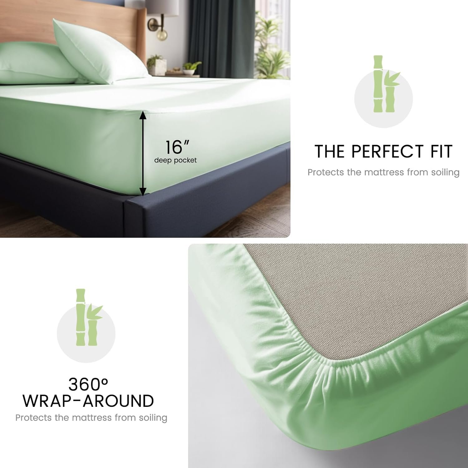 Cloudland Bamboo Fiber Bedding Set Bamboo Comforter Bedding Set Bamboo Bed Sheet Bedding Set