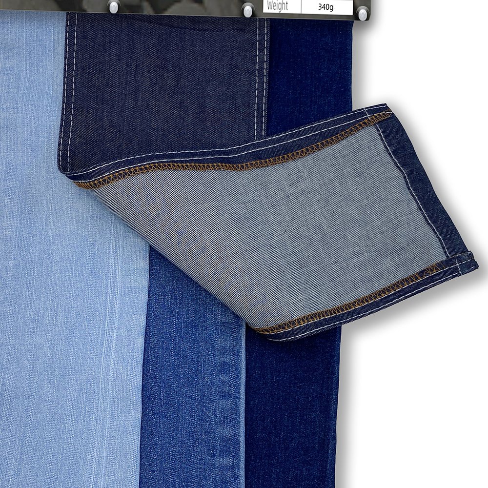 12oz medium stretch denim fabric high quality cotton heavy weight ladies jeans clothing fabric textile