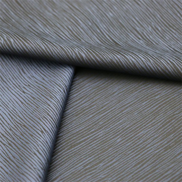 High Quality Waterproof Breathable 240T Two Tones Cationic Jacquard 100% Polyester Fabric For suits